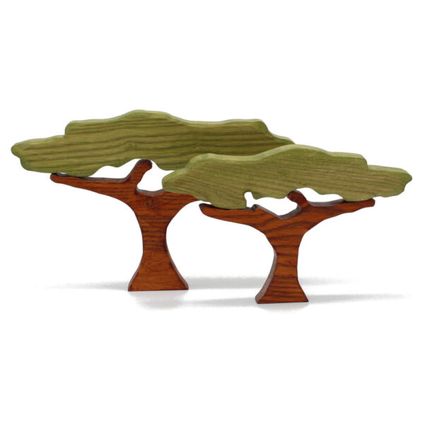 Two Acacia Trees Wooden Figures by Good Shepherd Toys