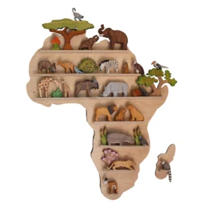 Animals and Scenery Figures for an Africa Shelf - by Good Shepherd Toys