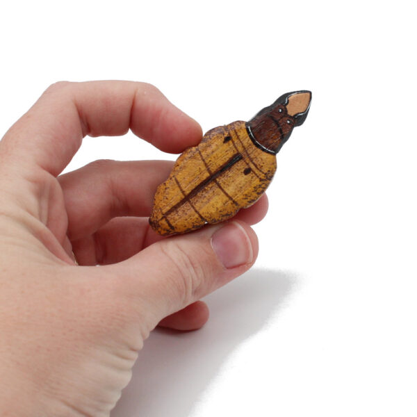 Antlion Wooden Figure in Hand - by Good Shepherd Toys
