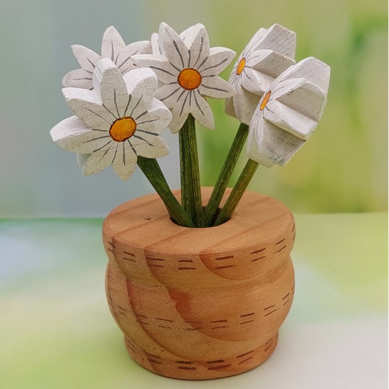 Basket of Daisies Miniatures - by Good Shepherd Toys