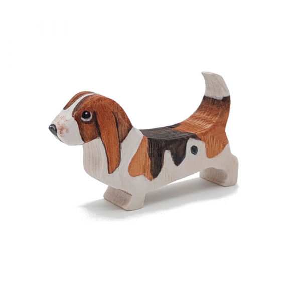 Basset Hound wooden dog by Good Shepherd Toys