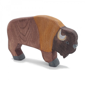 American Bison Wooden Figure - by Good Shepherd Toys