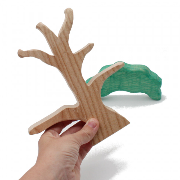 Blue Gum Tree Wooden Figure in Hand - by Good Shepherd Toys