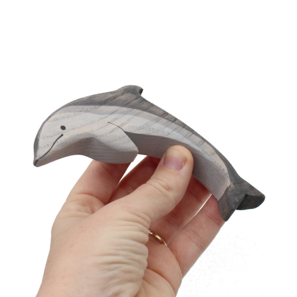 Bottlenosed Dolphin Wooden Figure in Hand - by Good Shepherd Toys