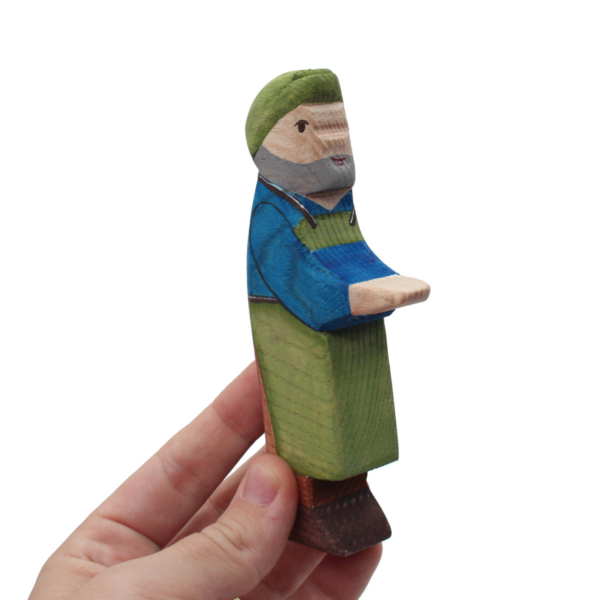 Bread Seller Wooden Figure in Hand - by Good Shepherd Toys