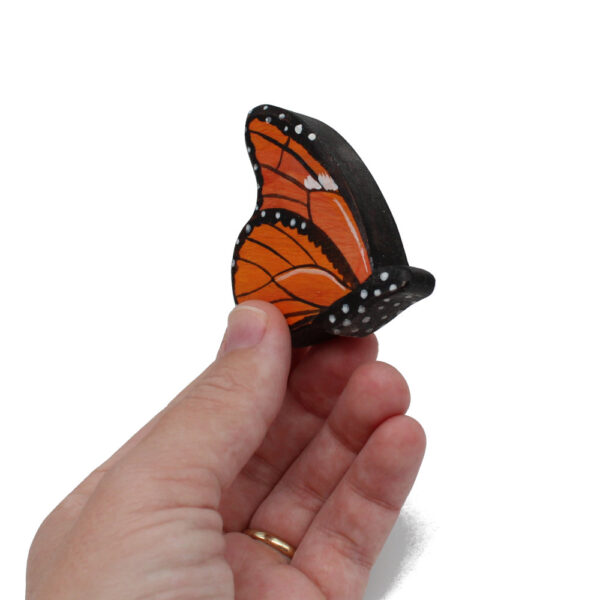 Butterfly In Hand Wooden Figure