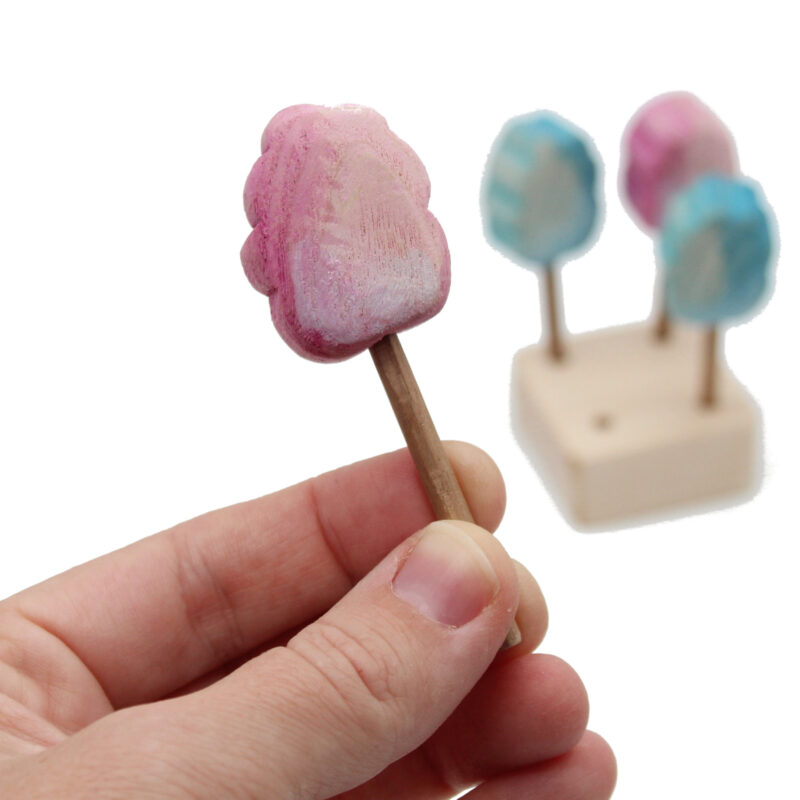 Candy Floss Wooden Sweets in Hand - by Good Shepherd Toys