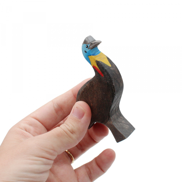 Cassowary Wooden Bird in Hand - by Good Shepherd Toys