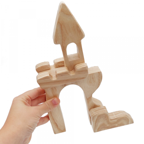 Wooden Castle in Hand - by Good Shepherd Toys