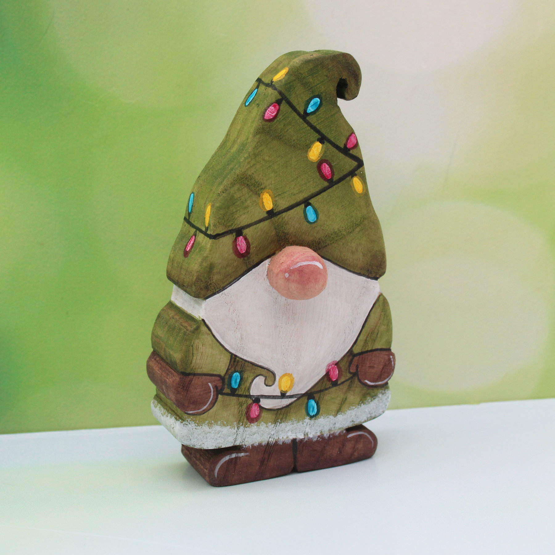 Christmas Gnome Christmas Lights - by Good Shepherd Toys
