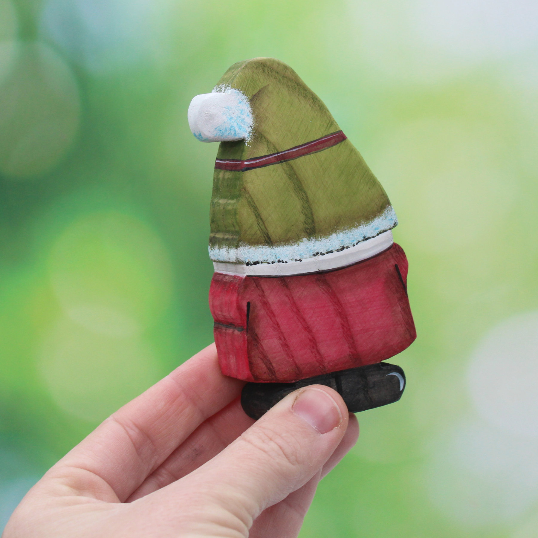Christmas Gnome Gift in Hand - by Good Shepherd Toys