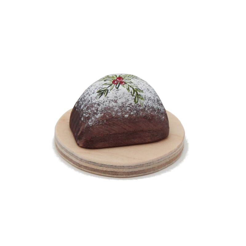 Christmas Pudding Wooden Figure - by Good Shepherd Toys