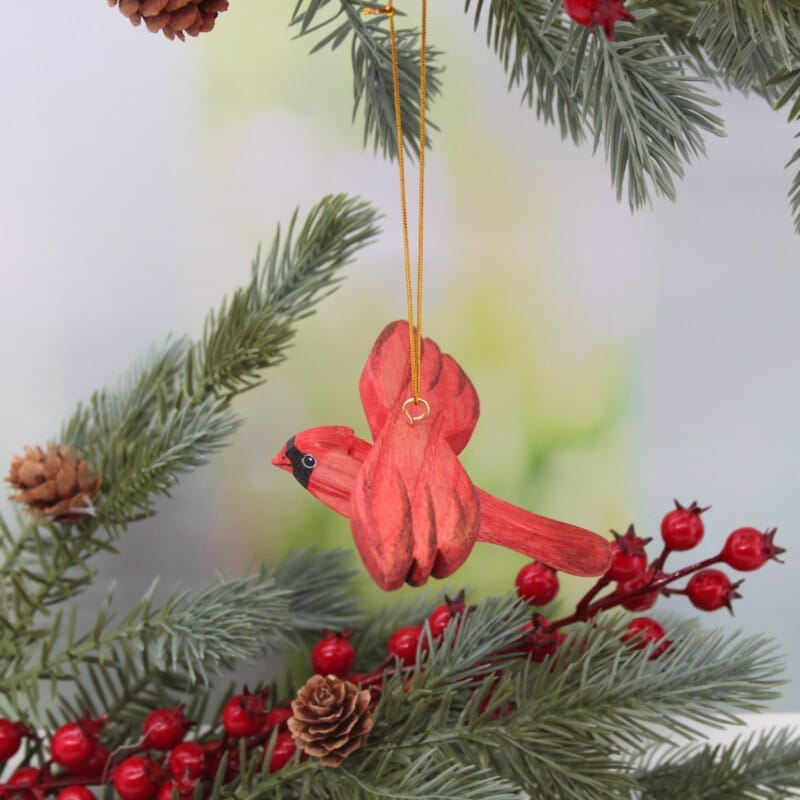 Christmas Tree Hanging Bird Cardinal - by Good Shepherd Toys