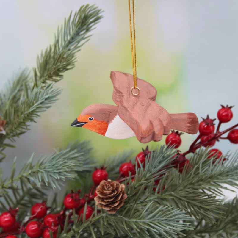 Christmas Tree Hanging Bird Robin Red Breast - by Good Shepherd Toys