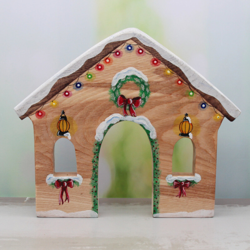 Colourful Lanterns Christmas House - by Good Shepherd Toys