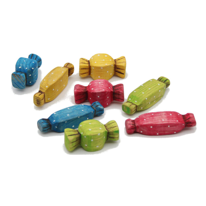 Colourful Wooden Sweets - by Good Shepherd Toys