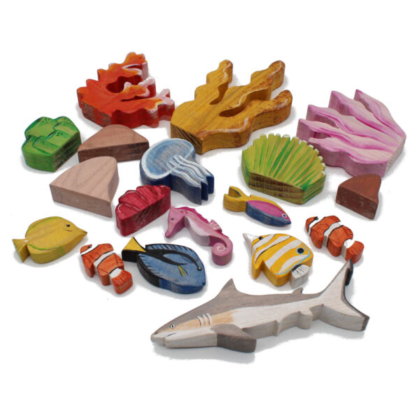 Coral Reef Set Flat Lay - By Good Shepherd Toys