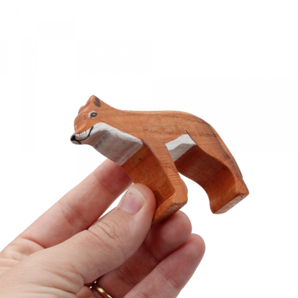 Dingo Wooden Figure in Hand - by Good Shepherd Toys