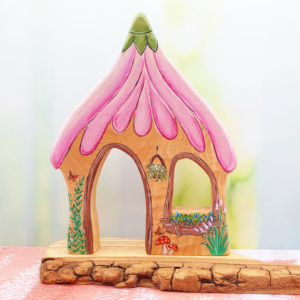 Flower Fairy Cottage - Outside - A Limited Edition art work collectible by Dominique