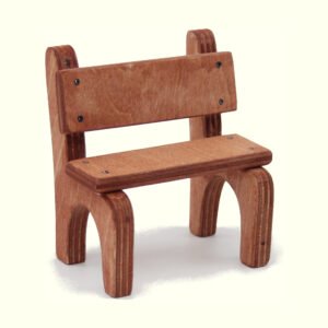 Garden Bench Wooden Miniature - by Good Shepherd Toys