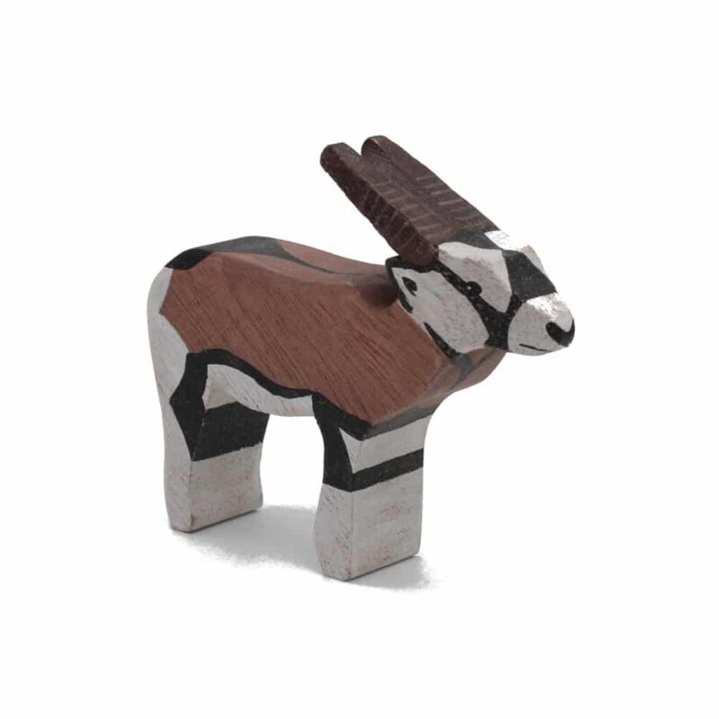 Gemsbok Wooden Figure