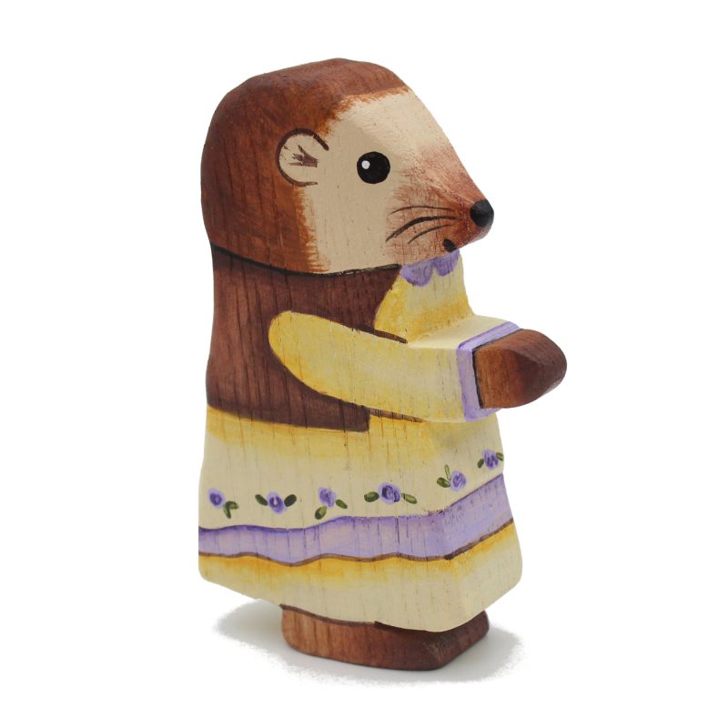 Girl Hedgehog Figure - by Good Shepherd Toys