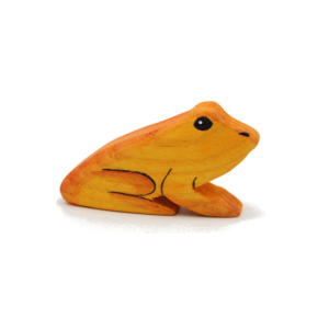 Golden Toad Wooden Figure - by Good Shepherd Toys