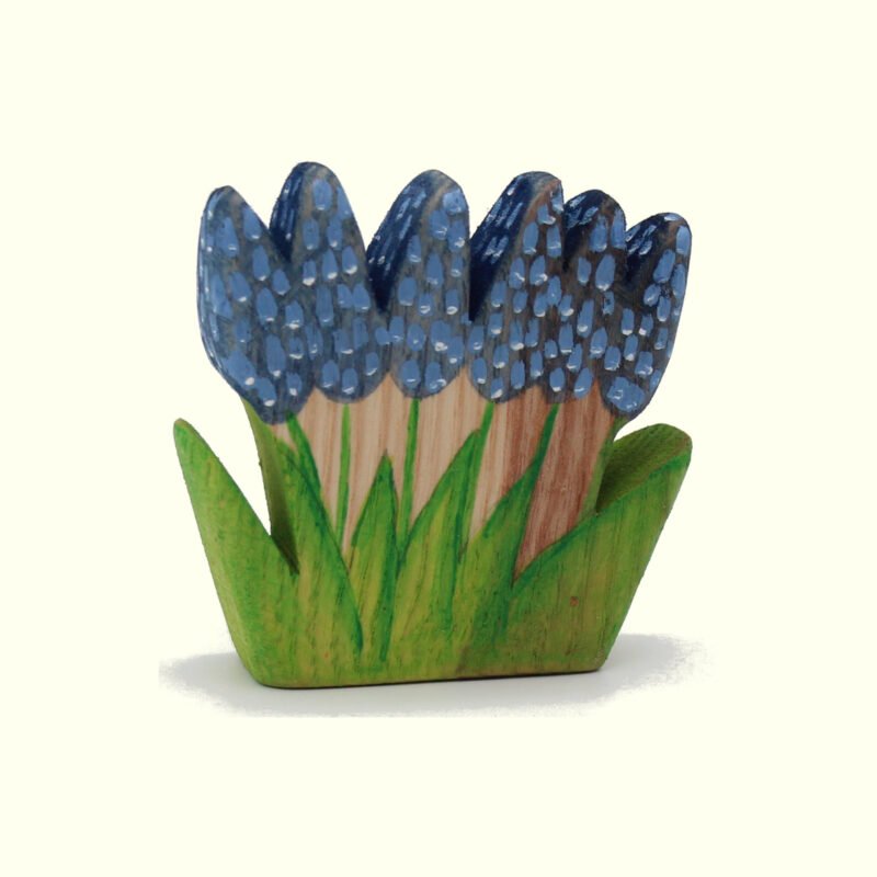 Grape Hyacinth Wooden Flower - by Good Shepherd Toys