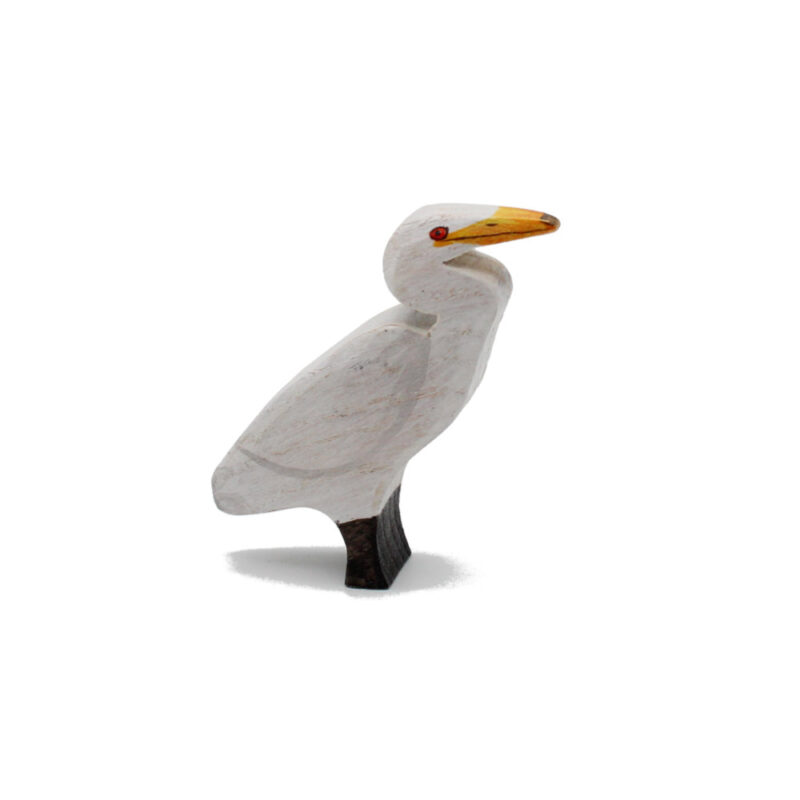 Great Egret Wooden Bird by Good Shepherd Toys