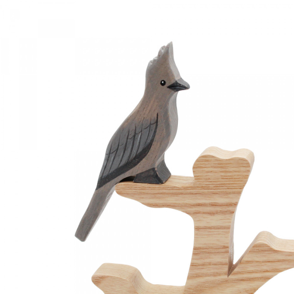 Grey Loerie Wooden Toddler Bird by Good Shepherd Toys