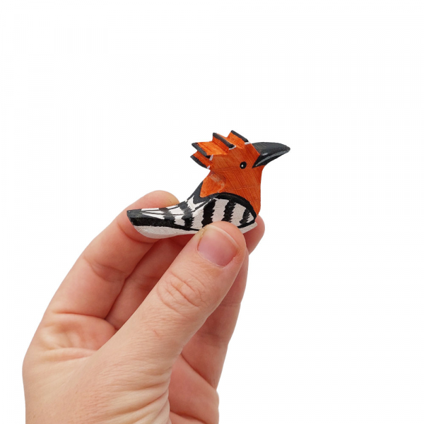 Hoopoe Wooden Mini Bird in Hand - by Good Shepherd Toys