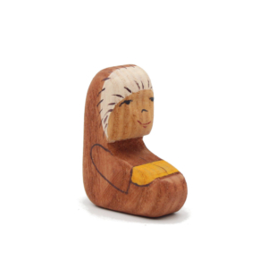 Inuit Child Wooden Figure - by Good Shepherd Toys