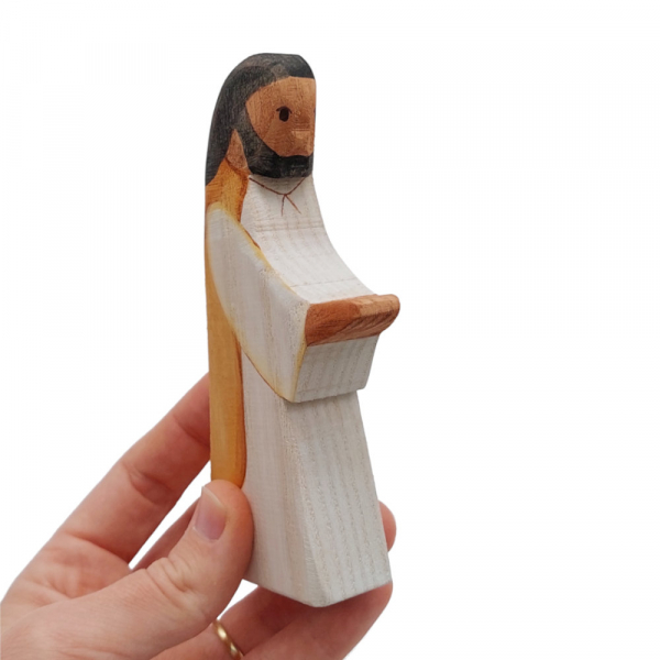 Jesus with Dark skin in Hand - by Good Shepherd Toys