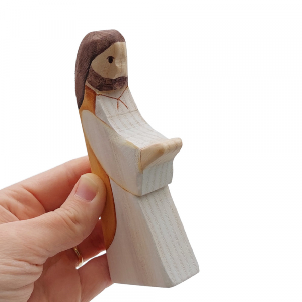 Jesus with Light skin in Hand - by Good Shepherd Toys