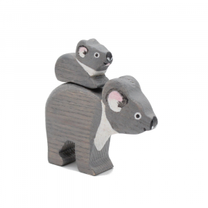 Koala Bear with Baby Wooden Figures - by Good Shepherd Toys