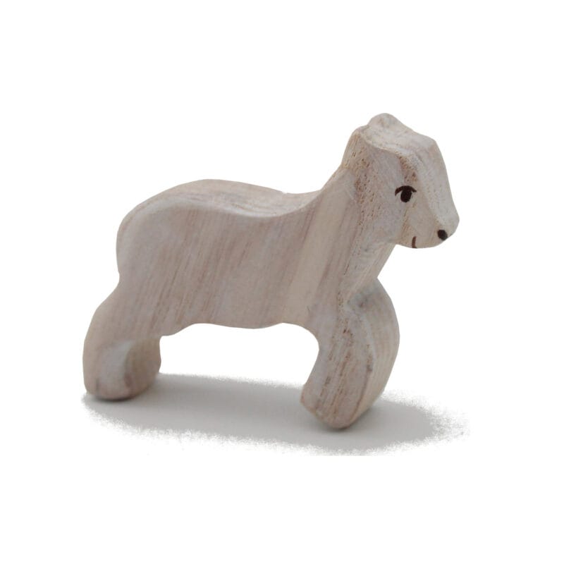 Lamb Prancing Wooden Figure - by Good Shepherd Toys