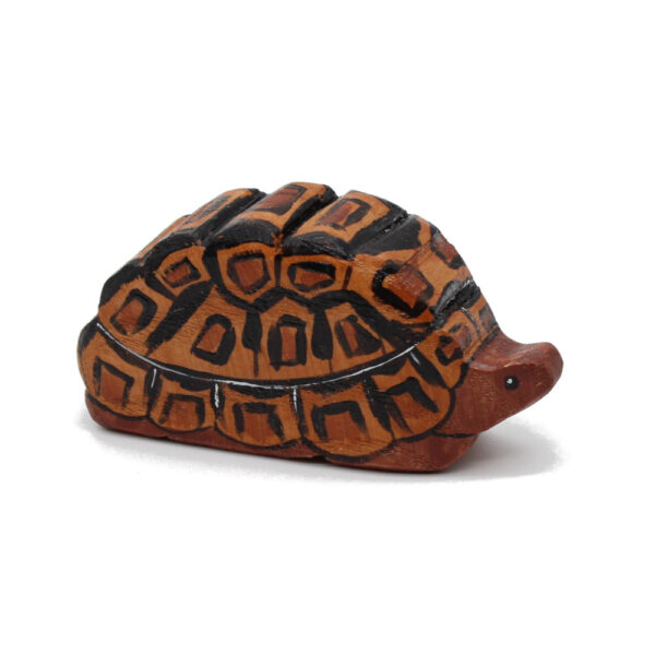 Leopard Tortoise Wooden Figure - by Good Shepherd Toys