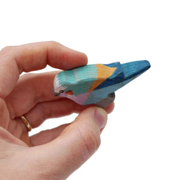 Lilac-breasted Roller Wooden Bird In Hand by Good Shepherd Toys