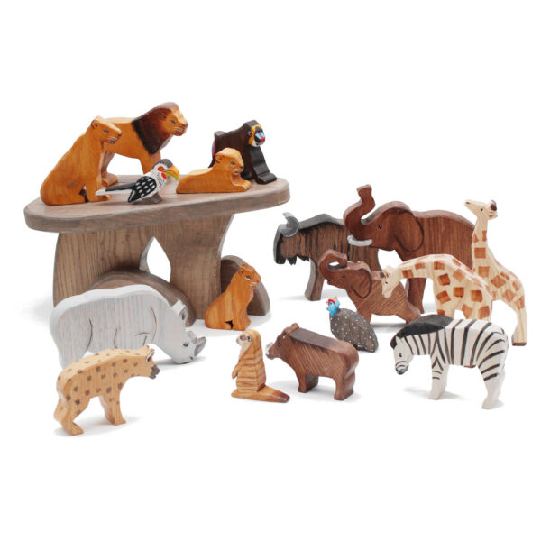 Lion King Set Wooden Figures by Good Shepherd Toys