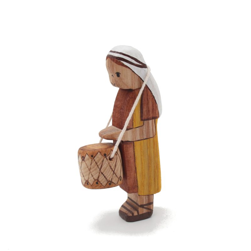 Little Drummer Boy Wooden Figure - by Good Shepherd Toys