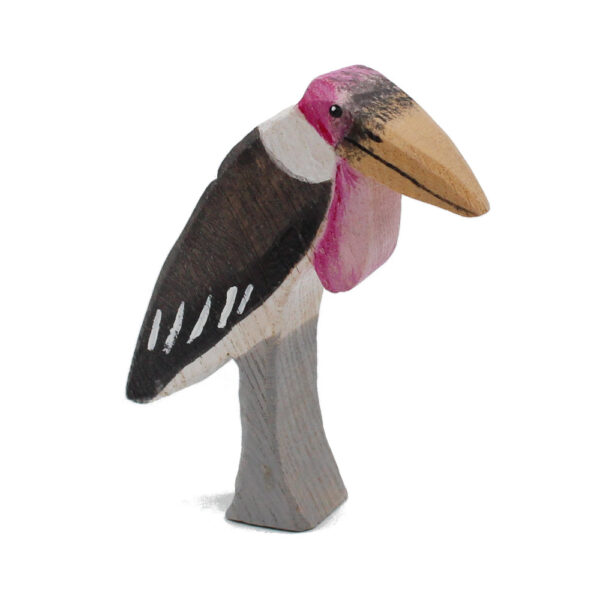 Marabou Stork Wooden Bird - by Good Shepherd Toys