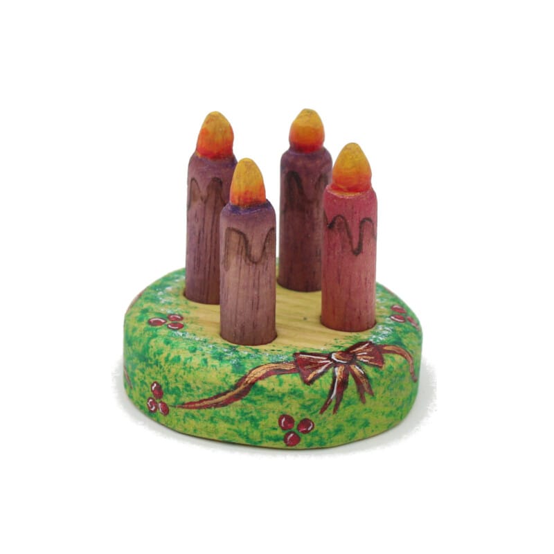 Miniature Advent Wreath - by Good Shepherd Toys