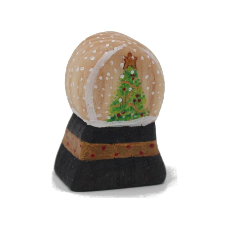 Miniature Snow Globe Christmas Tree - by Good Shepherd Toys