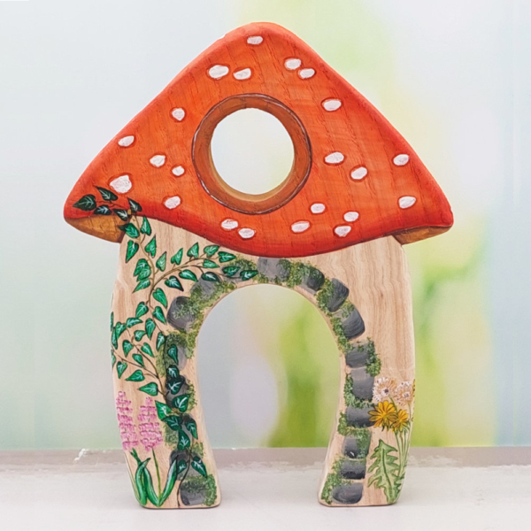 Mushroom House - Outside - A Limited Edition art work collectible by Dominique