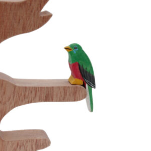 Narina Trogon Wooden Bird by Good Shepherd Toys
