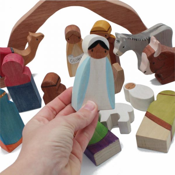 Good Shepherd Toys Nativity Set Colour Dark Crop