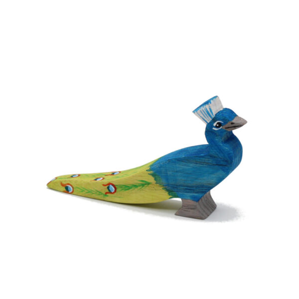 Peacock Male Wooden Bird by Good Shepherd Toys
