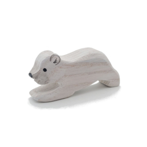 Polar Bear Cub wooden figure - by Good Shepherd Toys