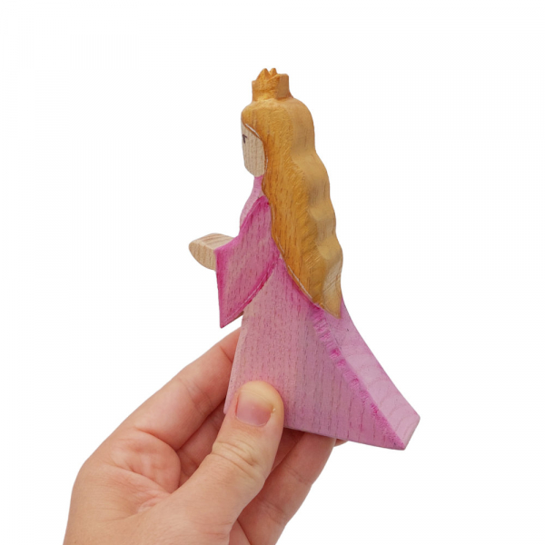 Shaped Wooden Princess in Hand - by Good Shepherd Toys