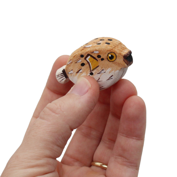 Wooden Pufferfish in Hand - by Good Shepherd Toys